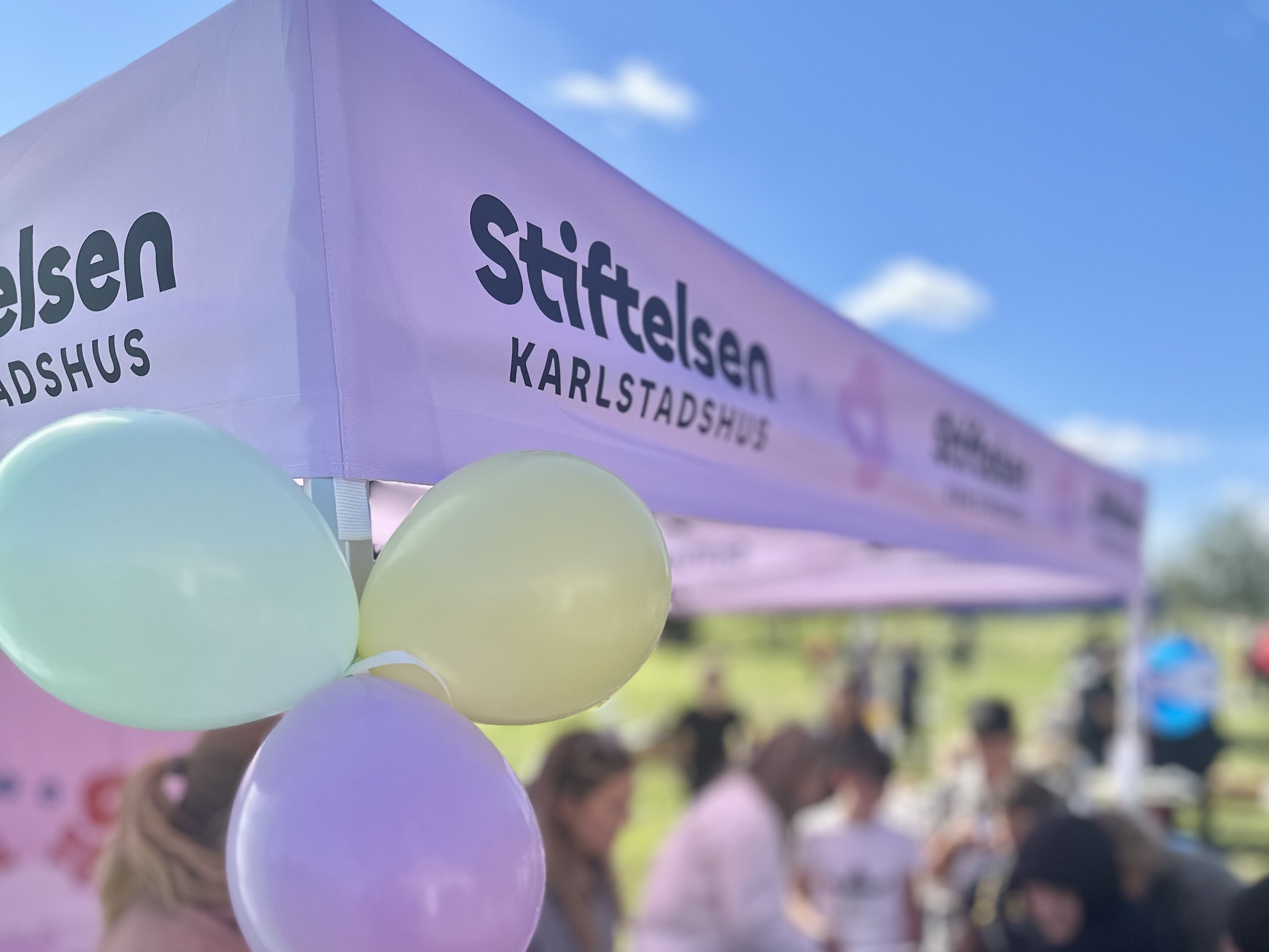 rosatält, ballonger, barn, fika